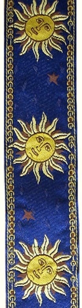 Levy's Sun Guitar Strap in Blue