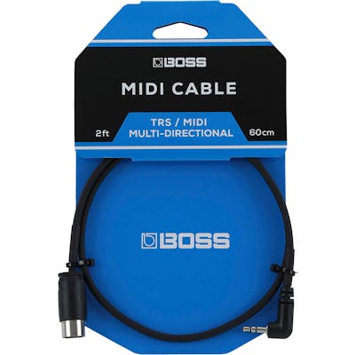 Boss 2 FT 60cm TRS to 5 Pin Midi Cable