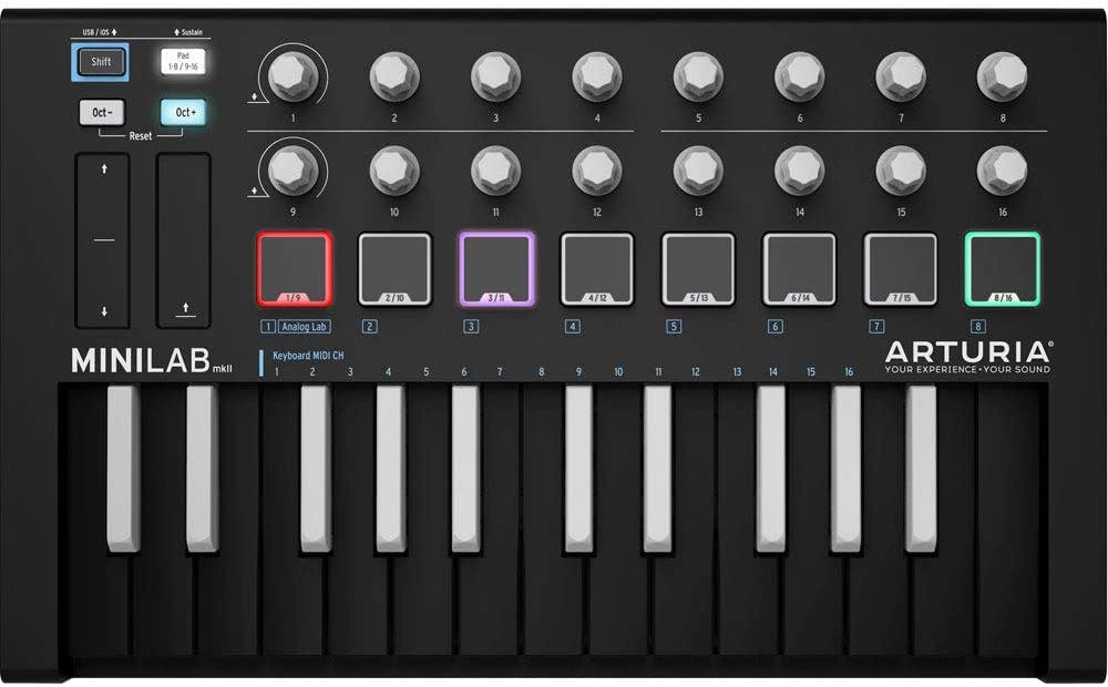 Arturia MiniLab MkII 25-note Slim-Key Controller - Limited Edition Inverted Model