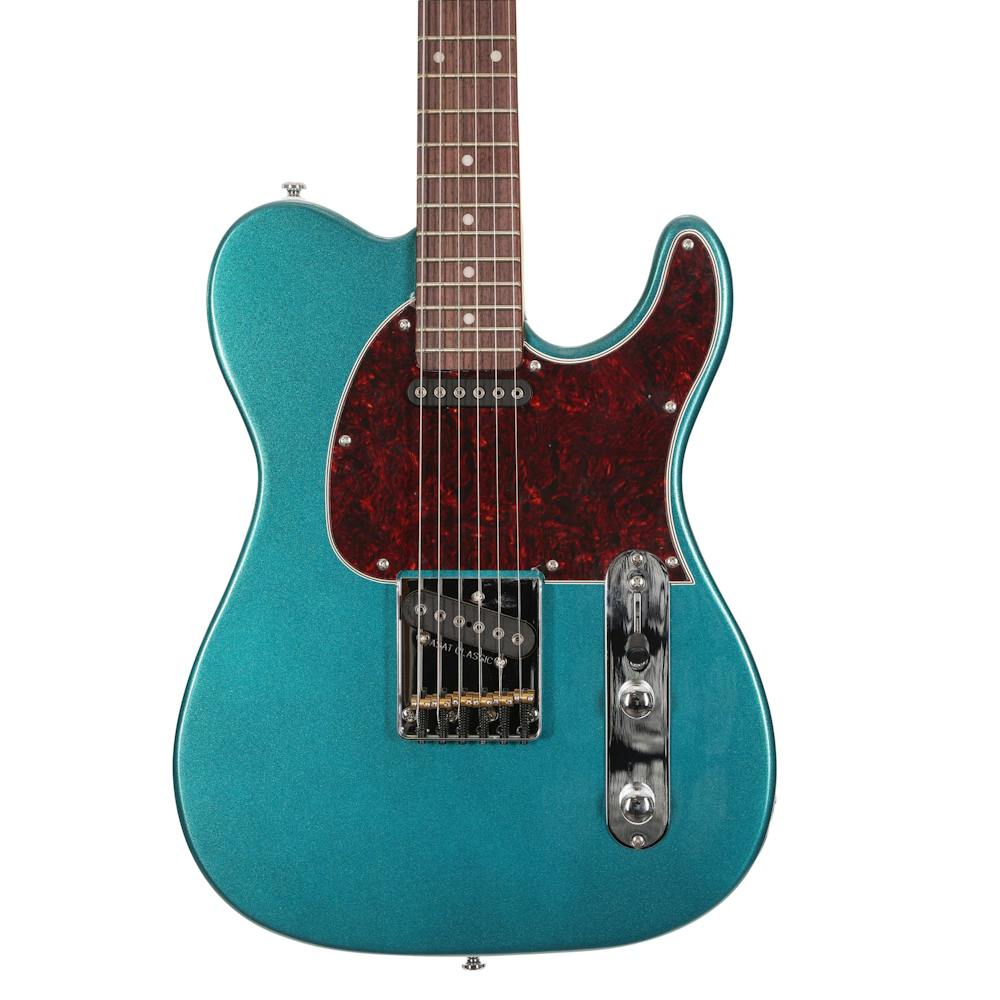 G&L Tribute ASAT Classic in Emerald Blue With Satin Neck