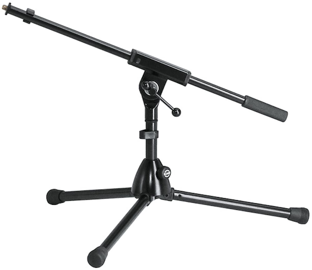 K&M 259/1 Extra Low Level Boom Mic Stand - Black