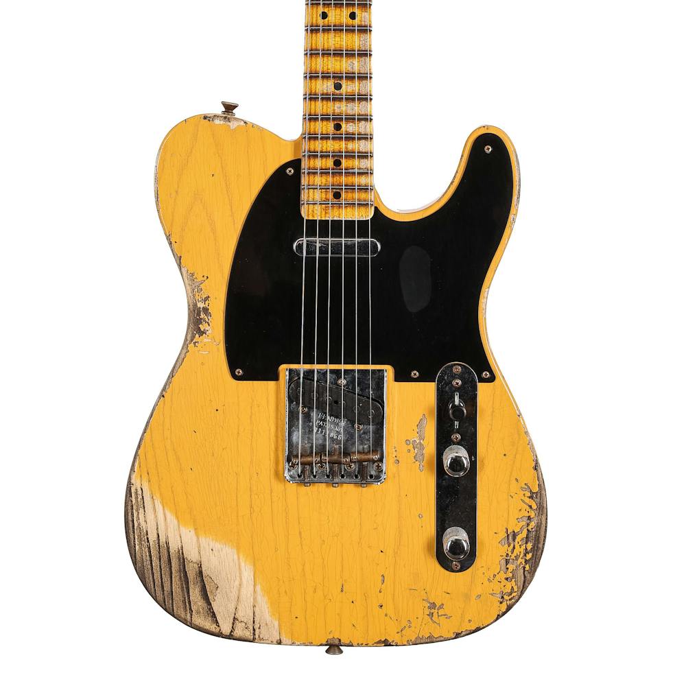 Fender Custom Shop 52 Tele in Butterscotch Blonde Heavy Relic With Large U Neck