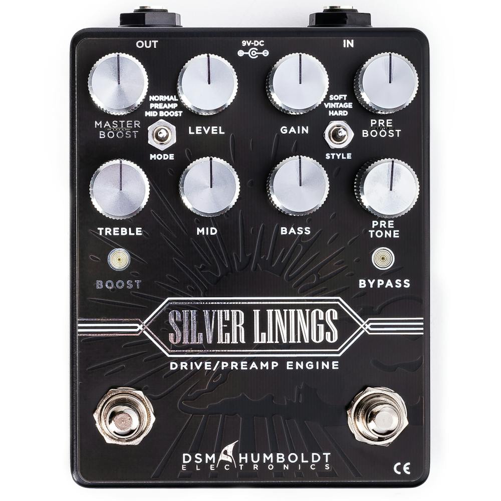 B Stock : DSM & Humboldt Silver Linings Overdrive & Preamp Engine Pedal