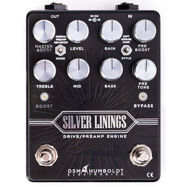 DSM & Humboldt Silver Linings Overdrive & Preamp Engine Pedal