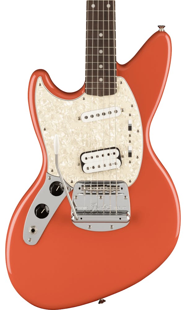 Fender Kurt Cobain Jag-Stang Left-Handed Electric Guitar in Fiesta Red