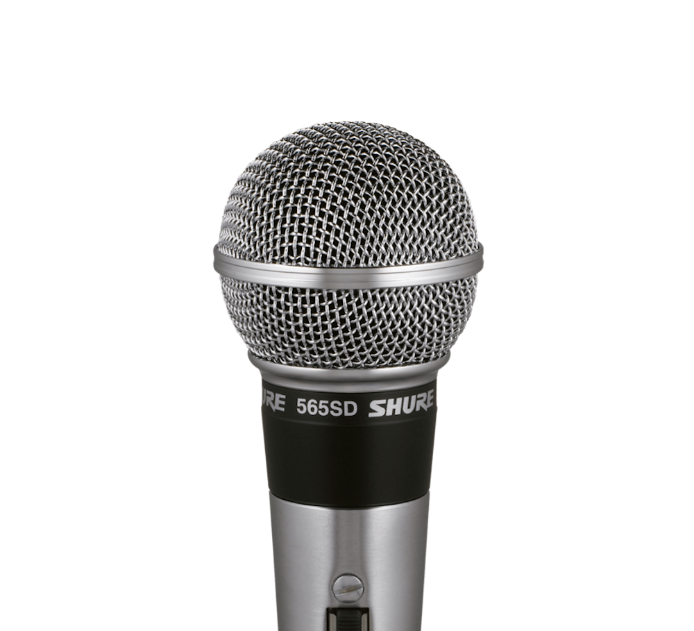 Shure 565SD Classic Cardioid Dynamic Vocal Mic with Selectable Dual-impedance Operation & Switch