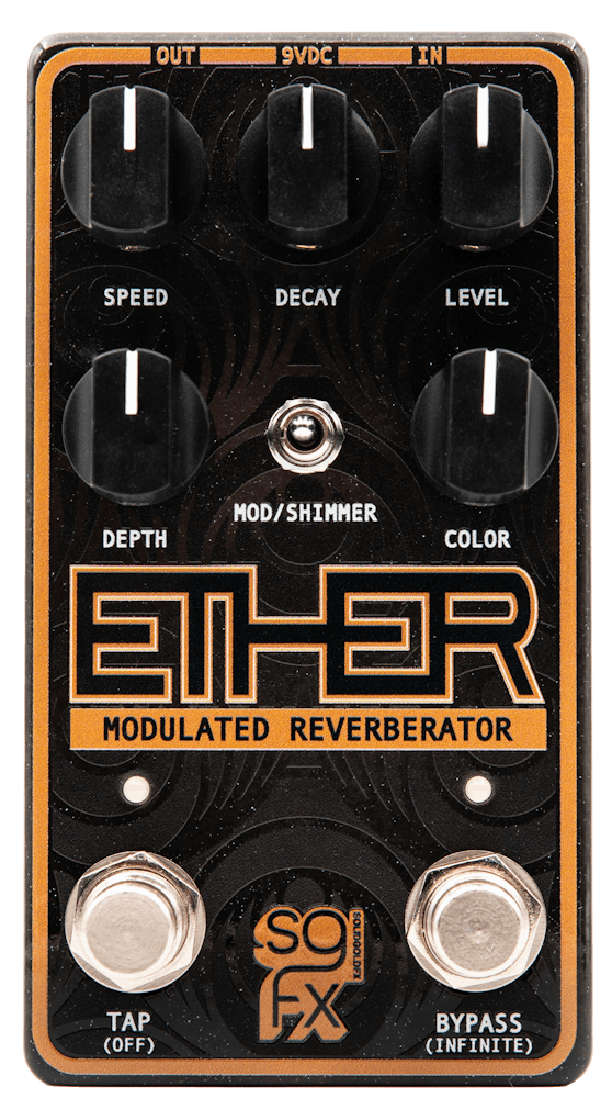 SolidGoldFX Ether Modulated Reverberator Pedal