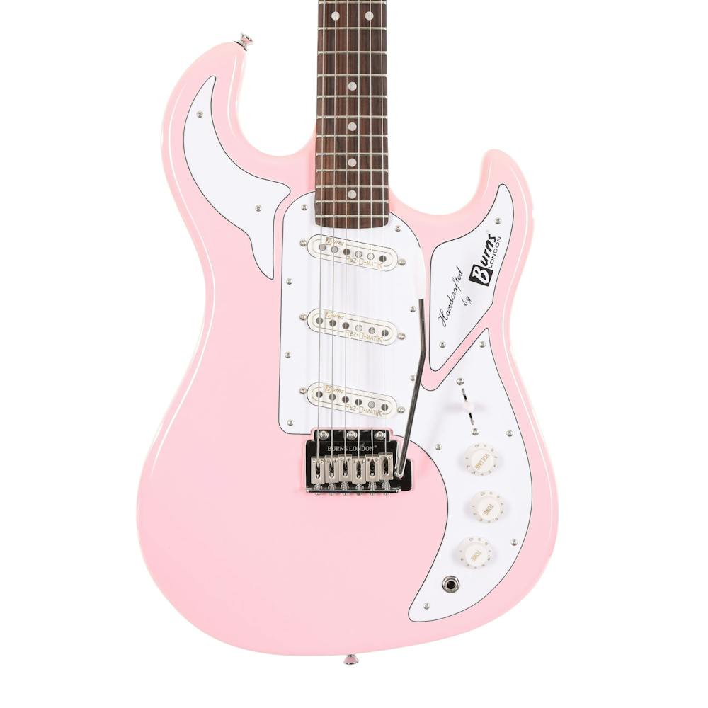 Burns Marquee Electric Guitar in Shell Pink with Rosewood Fingerboard