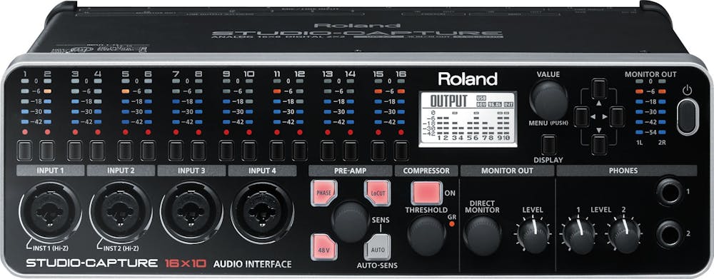 Roland Studio-Capture 16 in 10 out USB2 Audio Interface - Andertons Music  Co.