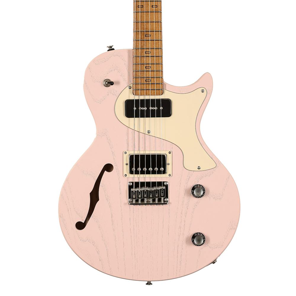 PJD Carey Standard Electric Guitar with F-Hole in Pink