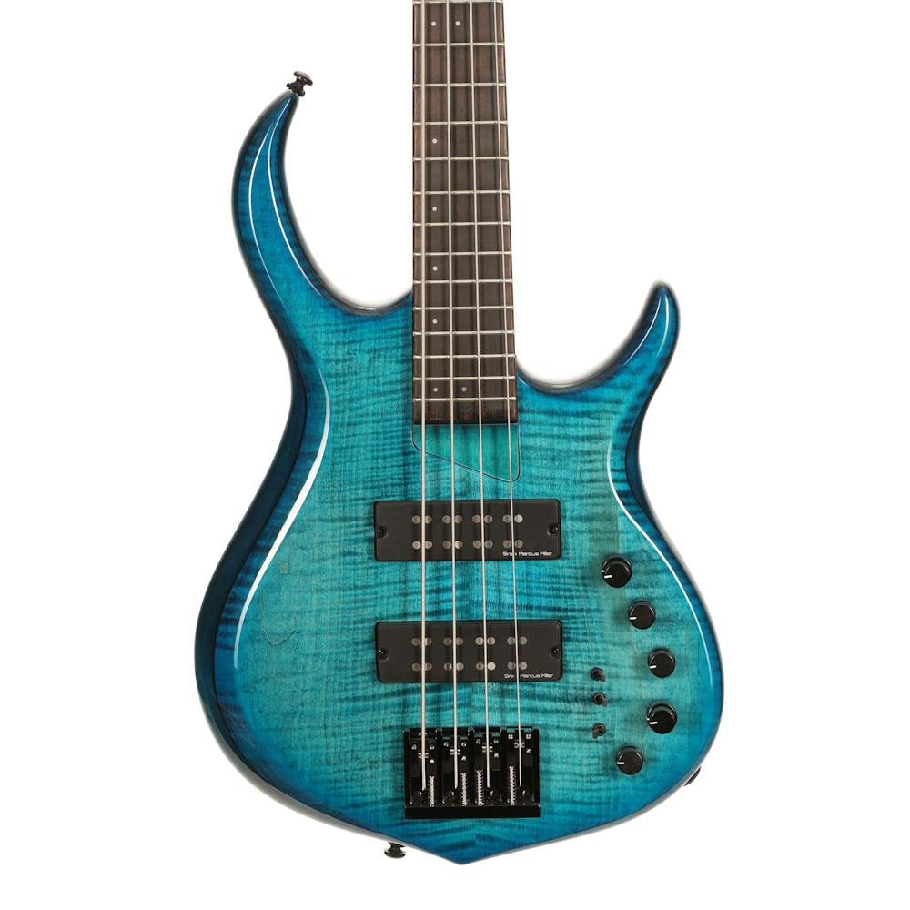 Sire Version 2 Updated Marcus Miller M7 Alder 4-String Bass Guitar in Transparent Blue
