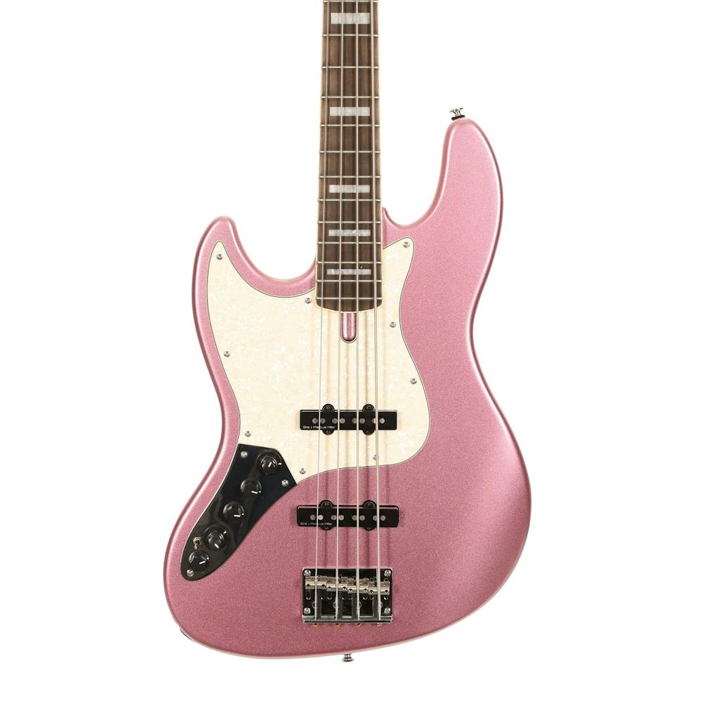 Sire Marcus Miller V7 2nd Generation Alder 4-String Left Handed Bass Guitar in Burgundy