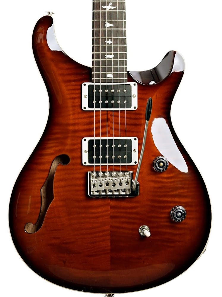 PRS Limited Edition CE24 Semi-Hollow in Burnt Amber Smokeburst
