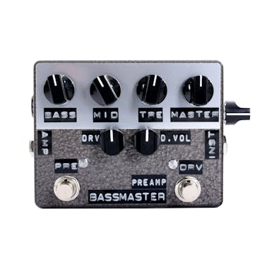 Shin's Music Bass Master Pre-Amp Pedal in Grey Hammertone
