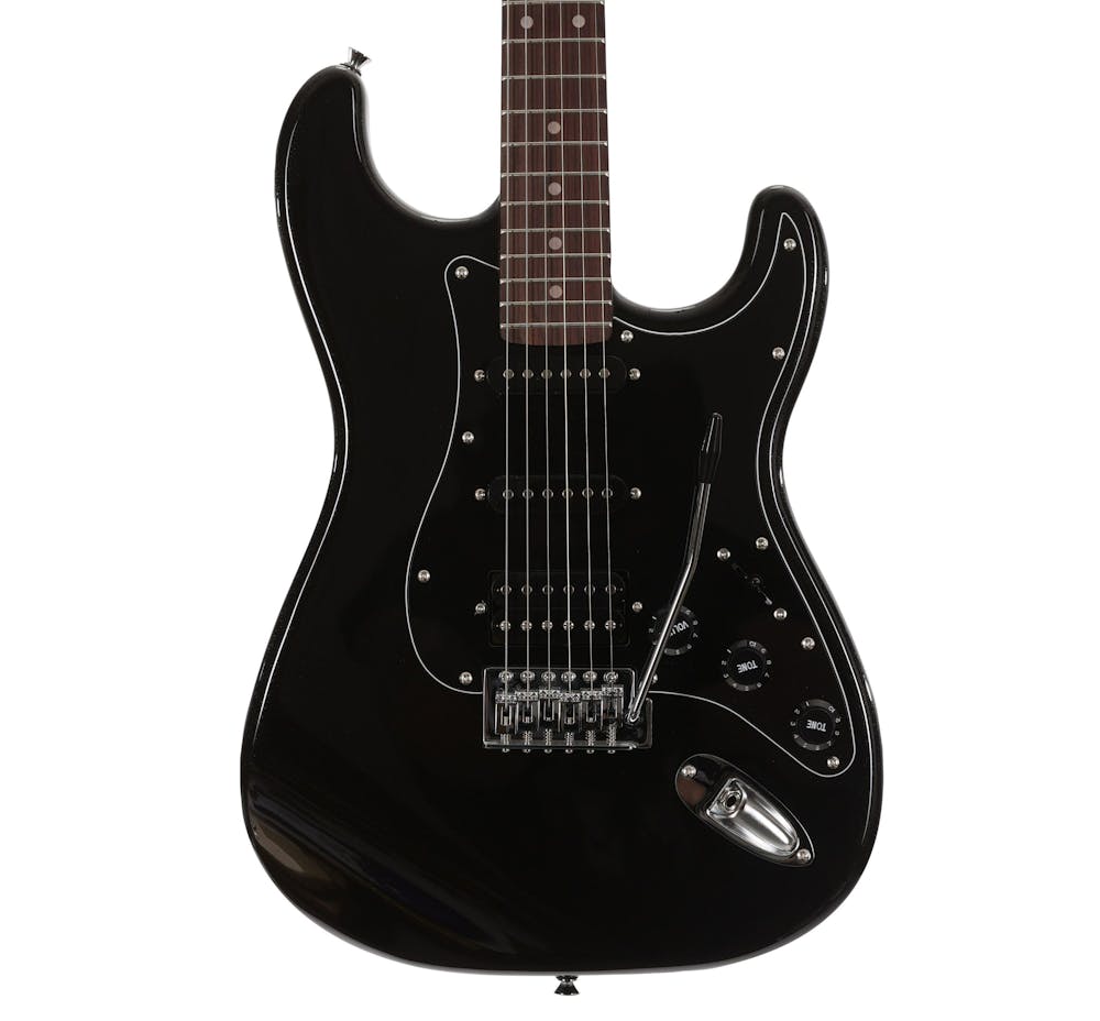 EastCoast ST2 HSS Electric Guitar in Black Metallic