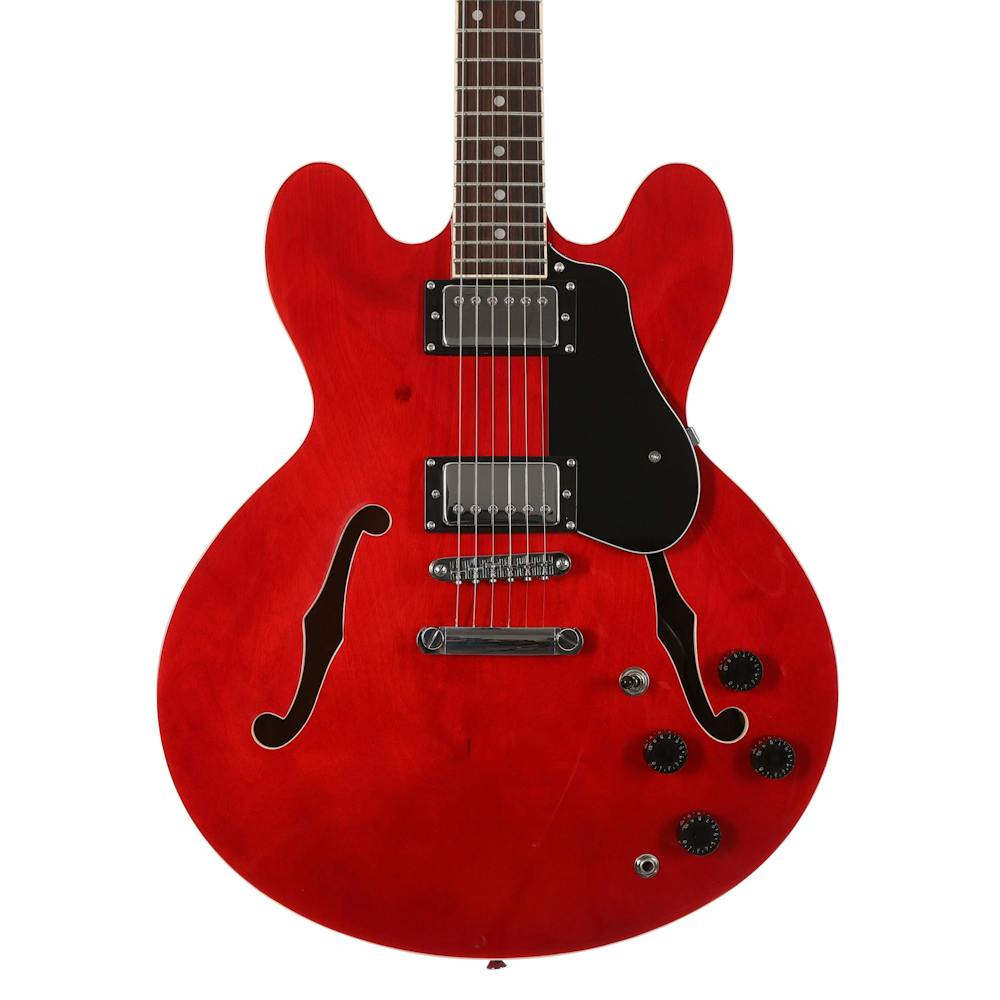 EastCoast G35 Semi-Hollow Electric Guitar in Cherry Red