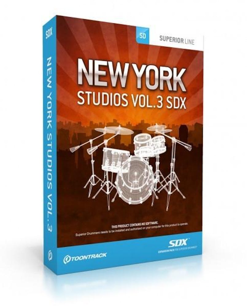 Toontrack SDX: New York Studios Vol 3 (Download)