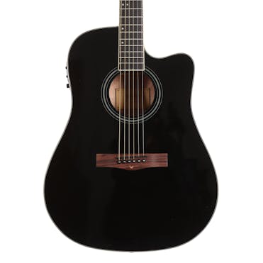 EastCoast D1CE Dreadnought Electro Acoustic in Gloss Black