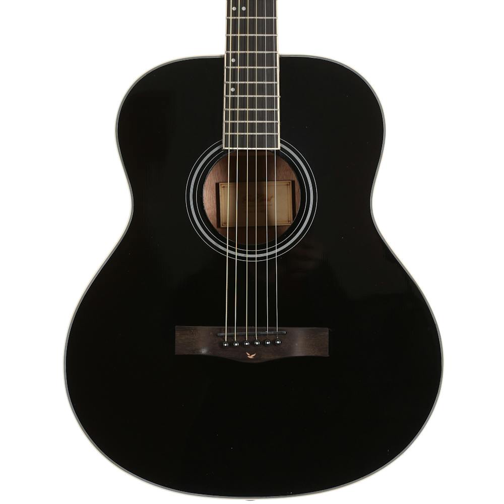 EastCoast G1 Grand Auditorium Acoustic Guitar in Gloss Black