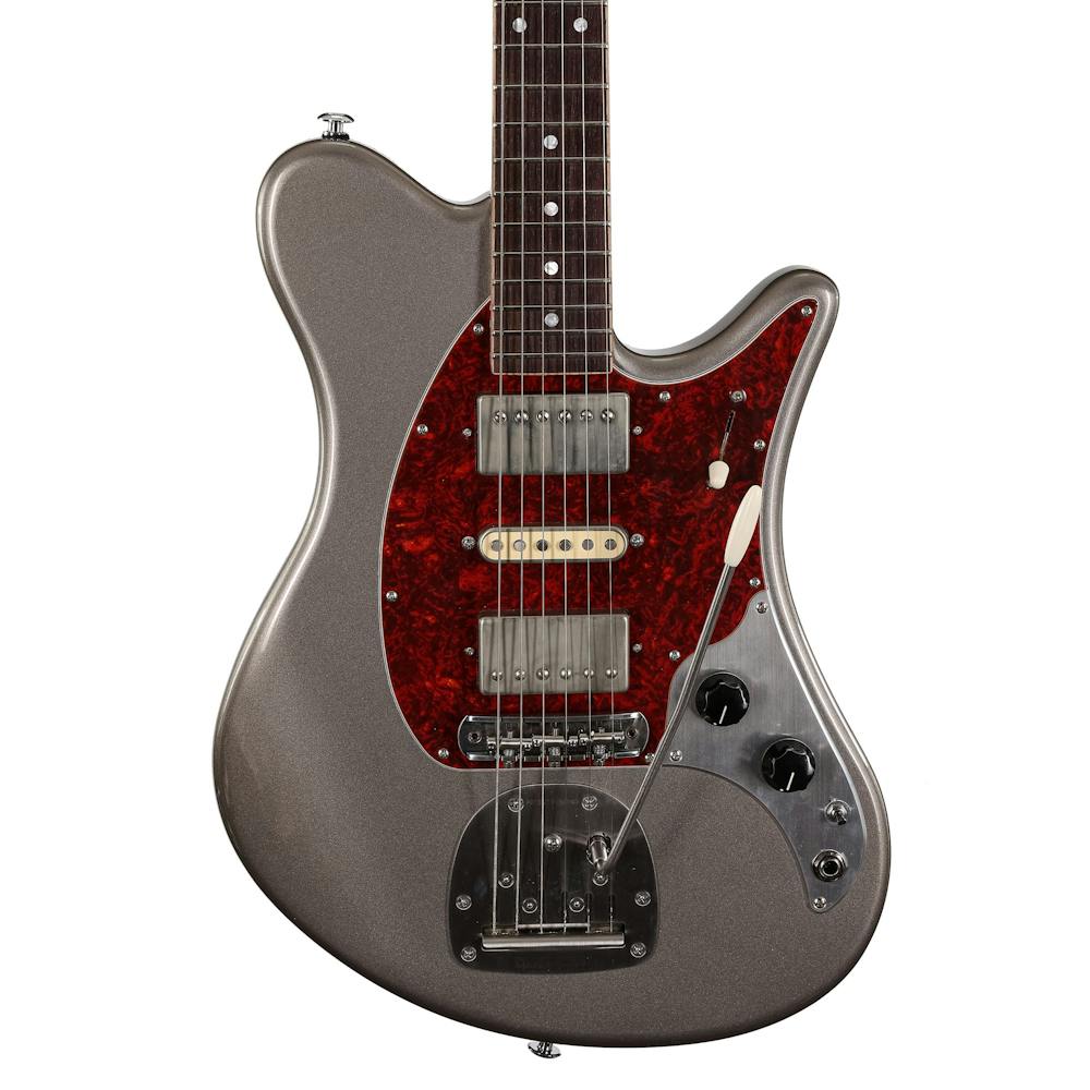 Oopegg Supreme Collection Trailbreaker Mark-I Electric Guitar in Charcoal Frost Metallic with Tremolo