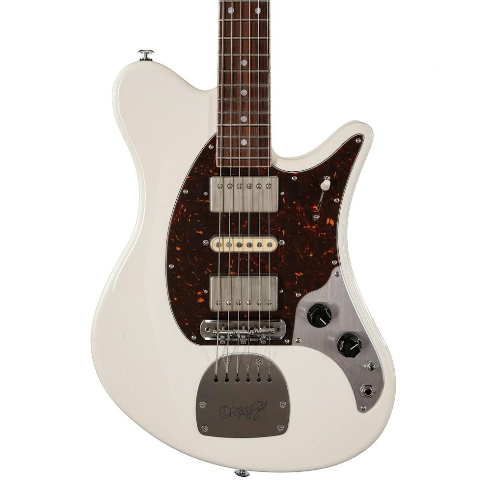 Oopegg Supreme Collection Trailbreaker Mark-I Electric Guitar in Vintage White with Hardtail Bridge
