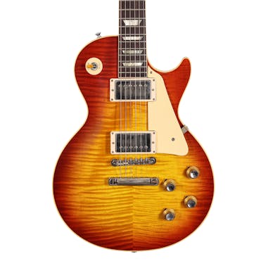 Gibson Custom Shop 1960 Les Paul Standard Reissue VOS Electric Guitar in Tangerine Burst