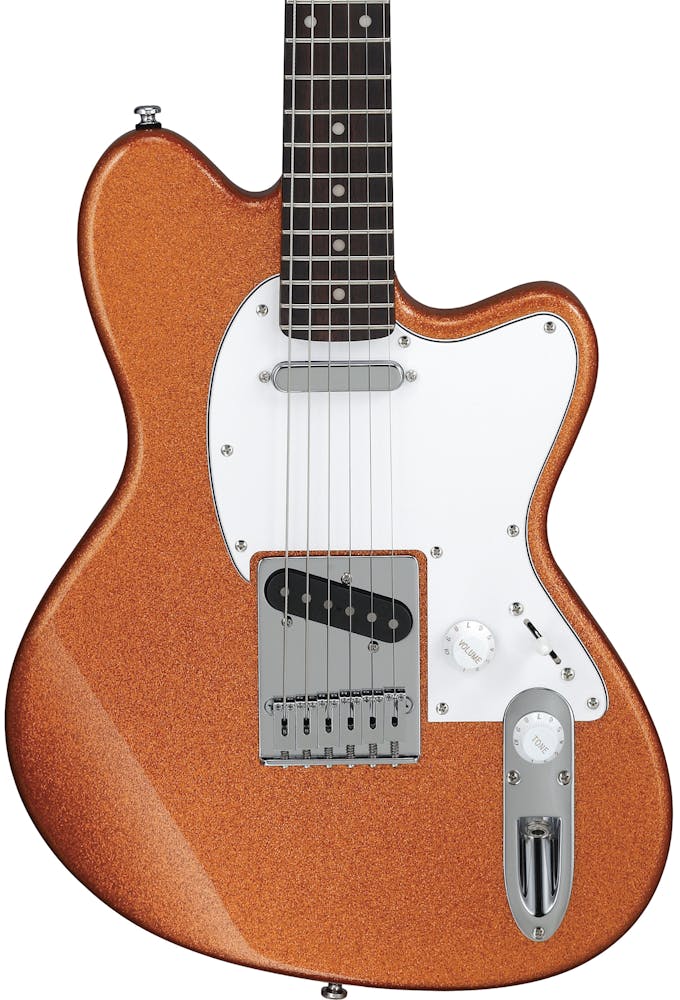 Ibanez YY20 Yvette Young Signature Electric Guitar in Orange Cream Sparkle