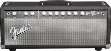 Fender Super Sonic 22 Head in Black and Silver