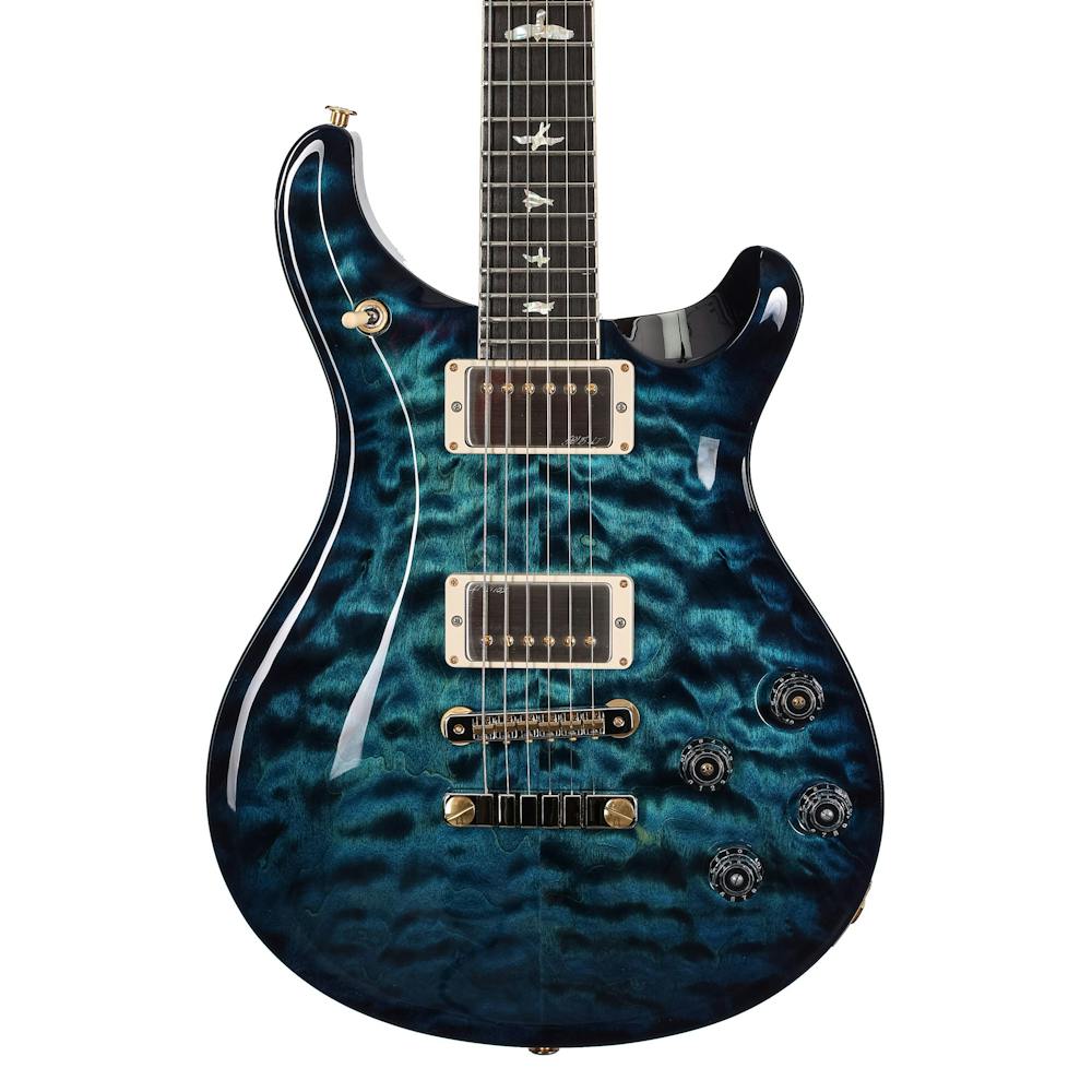 PRS Limited Edition McCarty 594 10 Top Electric Guitar in Quilt Blue Wrap