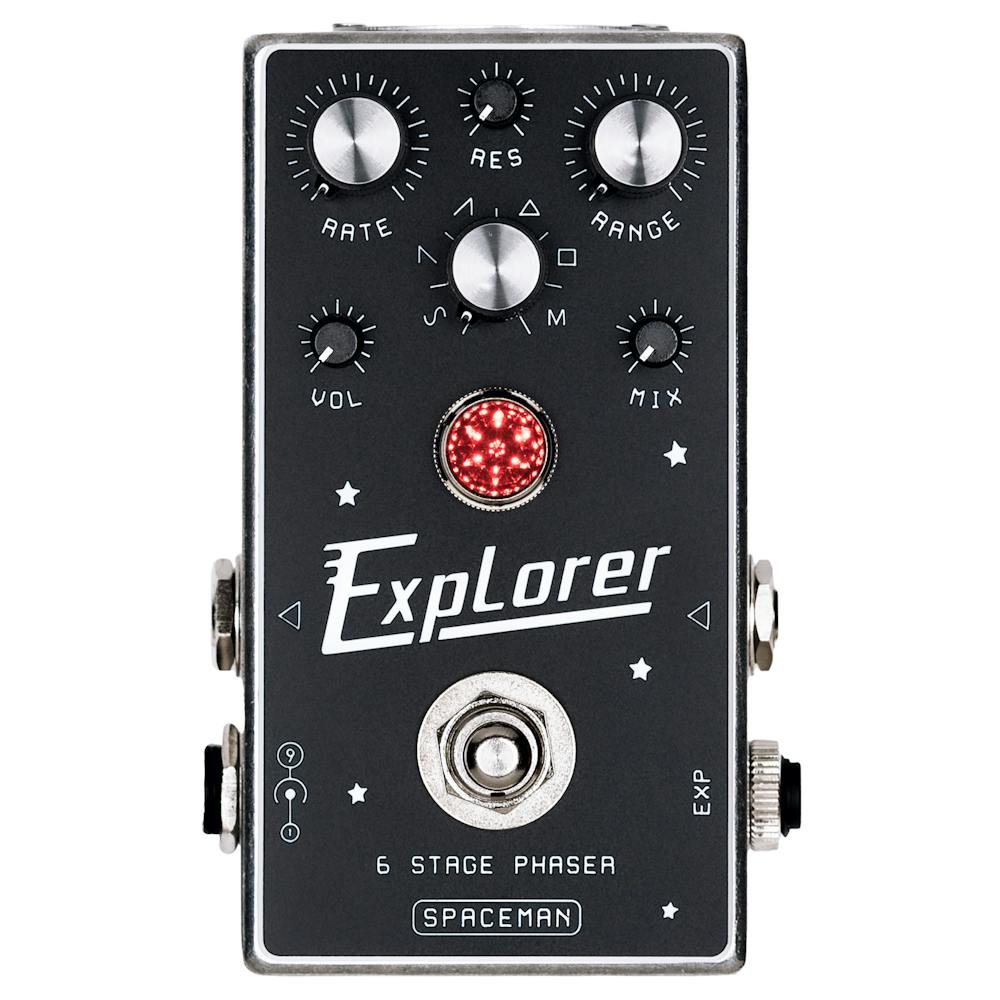 Spaceman Effects Explorer 6 Stage Analog Phaser in Black