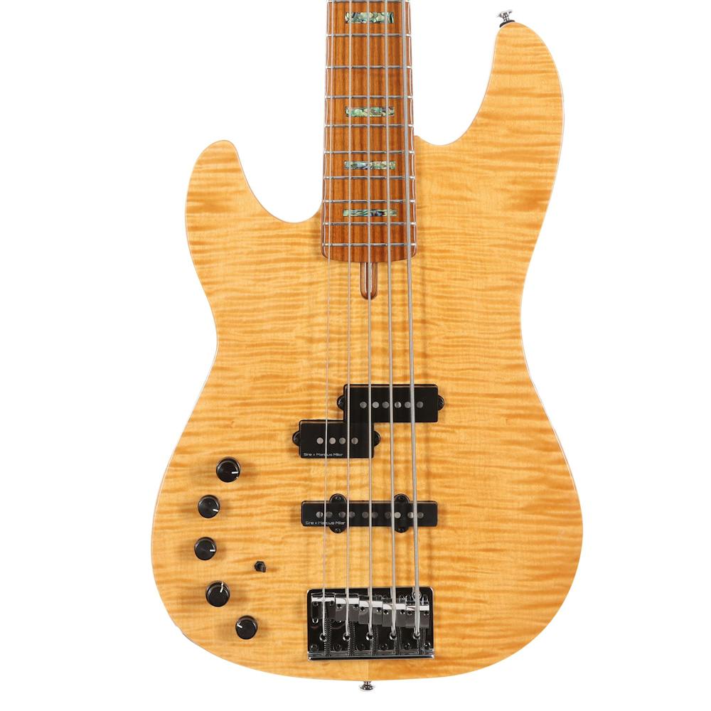 Sire Version 2 Marcus Miller P10 Alder 5-String Left Handed Bass Guitar in Natural