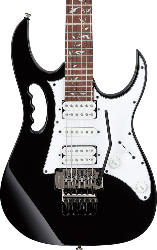 Ibanez JEMJR-WH Jem Junior Steve Vai Signature Electric Guitar in Black