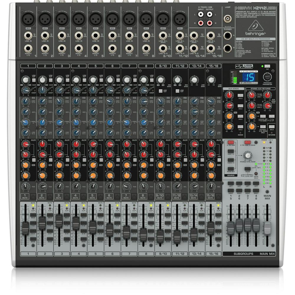 B Stock : Behringer X2442USB Analog Mixer with Effects