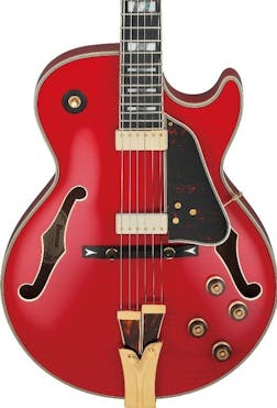 Ibanez GB10SEFM-SRR George Benson Hollow Body Guitar in Sapphire Red