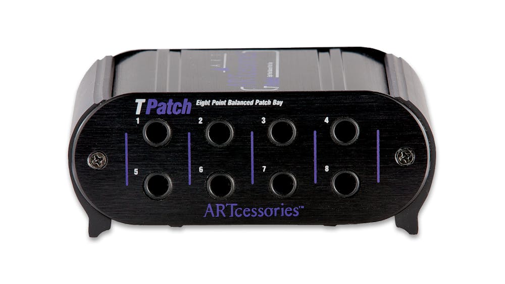 ART TPatch - Eight Point Balanced Desktop Patch Bay
