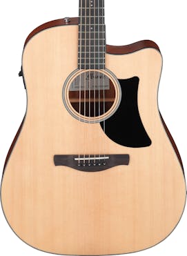 Ibanez AAD50CE-LG Grand Dreadnought Acoustic Guitar in Natural Low Gloss