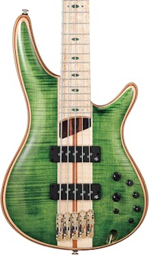 Ibanez SR5FMDX-EGL 5-String Bass Guitar in Emerald Green Low Gloss