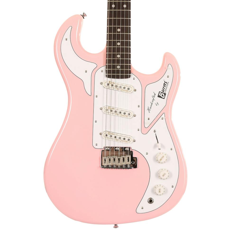 B Stock : Burns Marquee Electric Guitar in Shell Pink with Rosewood Fingerboard