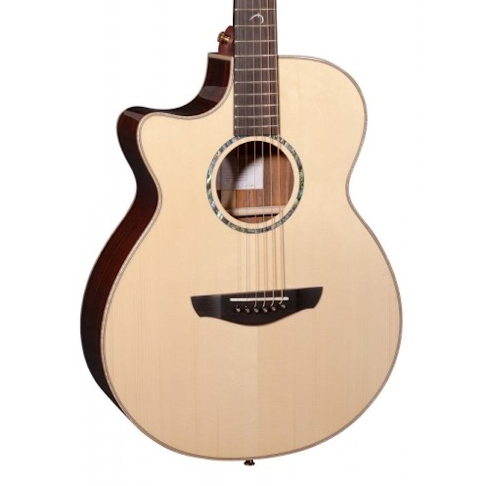 Faith HiGloss Venus Back Lefthanded Electro-Acoustic Guitar with Cutaway