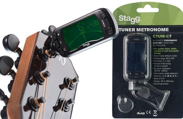Guitar Learning System Clip-on Chromatic Tuner Guitar Tuners Just Press Buttons and Play Suitable for All Ages Guitar Trainer 