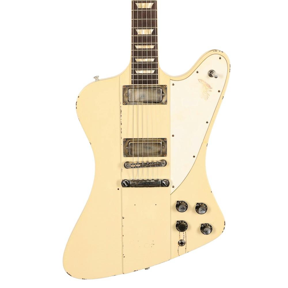 Gibson Custom Shop Johnny Winter 1964 Firebird V in Polaris White