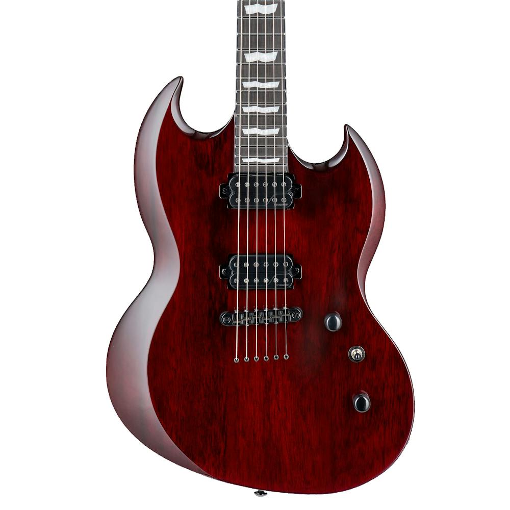 ESP LTD Deluxe Viper-1000M Electric Guitar in See Thru Black Cherry