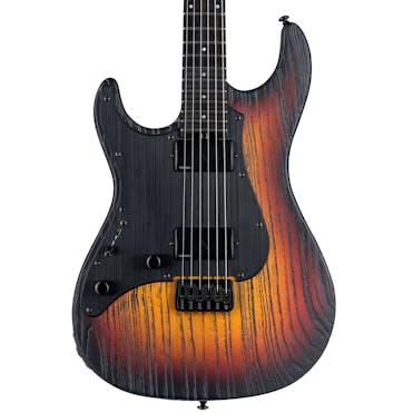 ESP LTD Deluxe SN-1000HT Left Handed Electric Guitar in Fire Blast