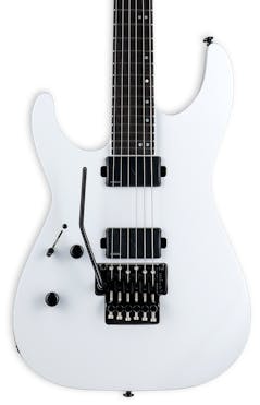 ESP LTD Deluxe M-1000 Left Handed Electric Guitar in Snow White