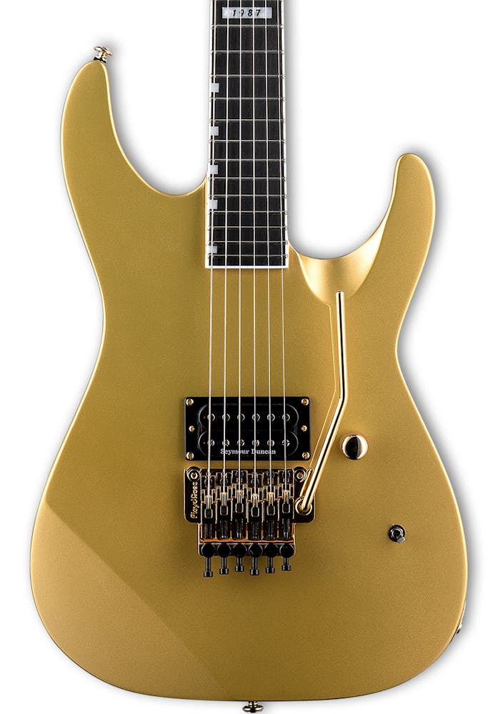 ESP LTD M-1 Custom '87 Electric Guitar in Metallic Gold