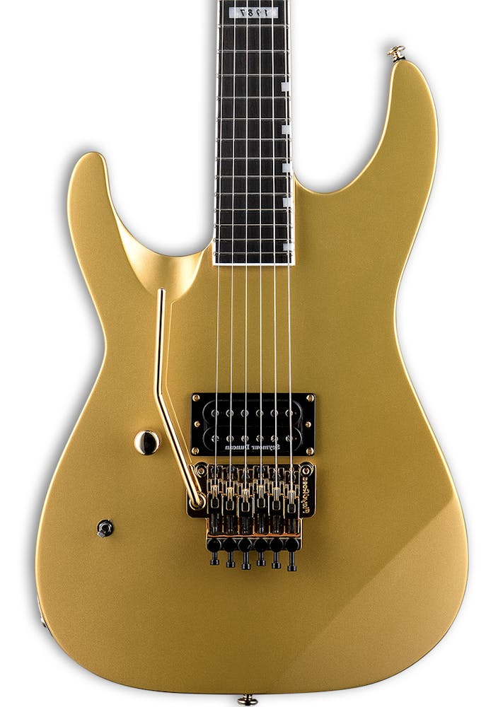ESP LTD M-1 Custom '87 Left-Handed Electric Guitar in Metallic Gold