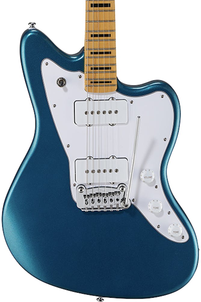 G&L Tribute Doheny Electric Guitar in Emerald Blue Metallic