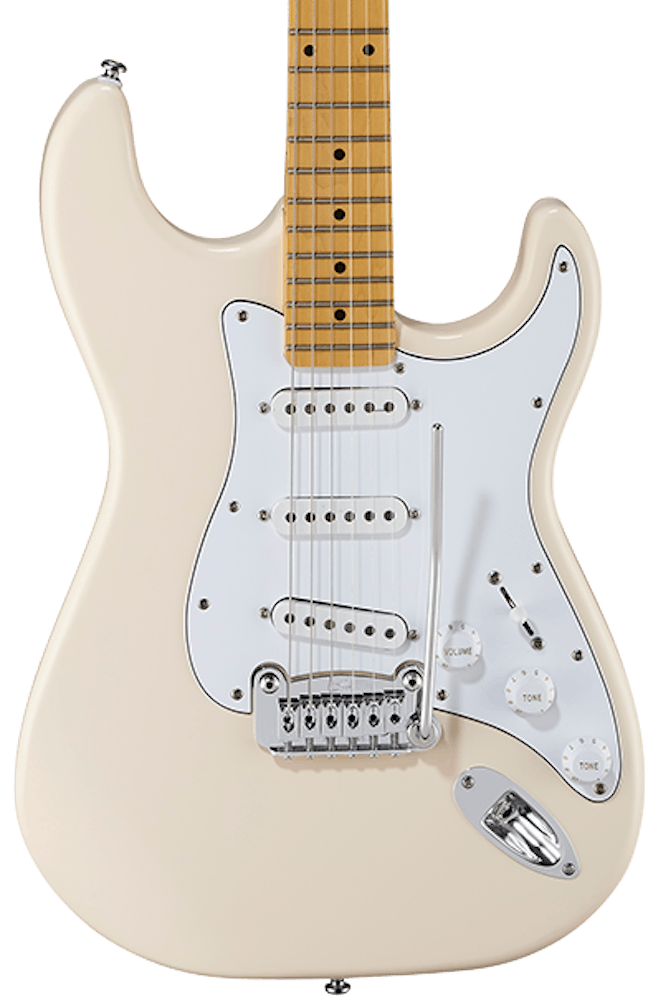 G&L Tribute Legacy Electric Guitar in White Satin Frost