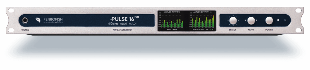 Ferrofish Pulse 16 DX AD/DA Converter - Dante - ADAT - MADI