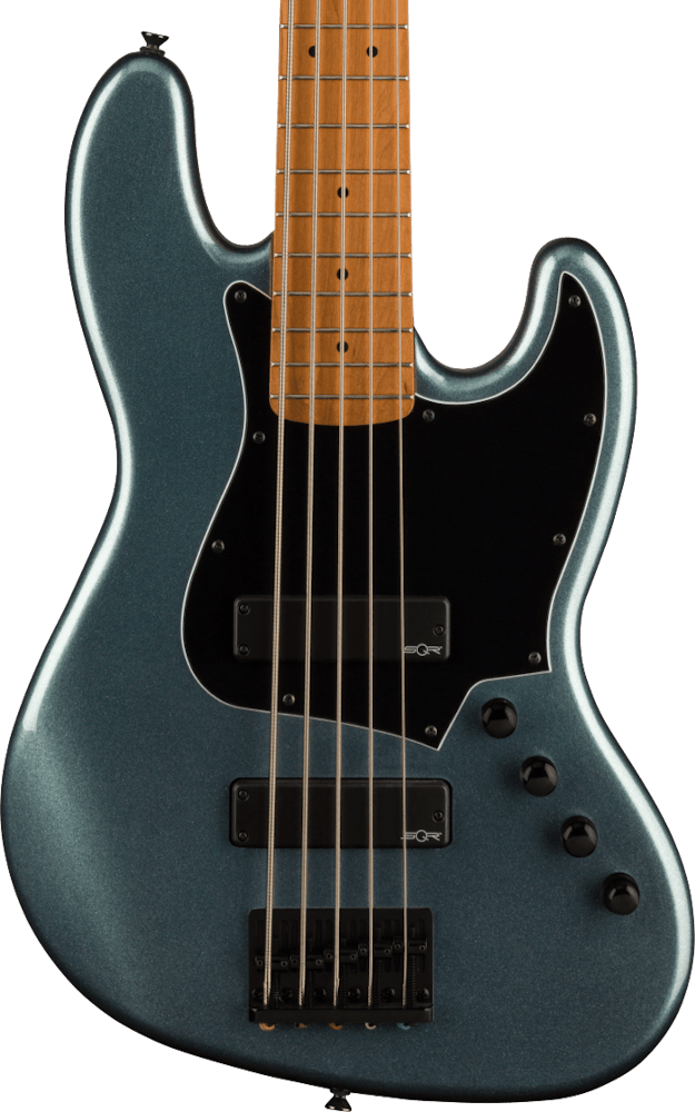 Squier Contemporary Active Jazz Bass HH V in Gunmetal Metallic